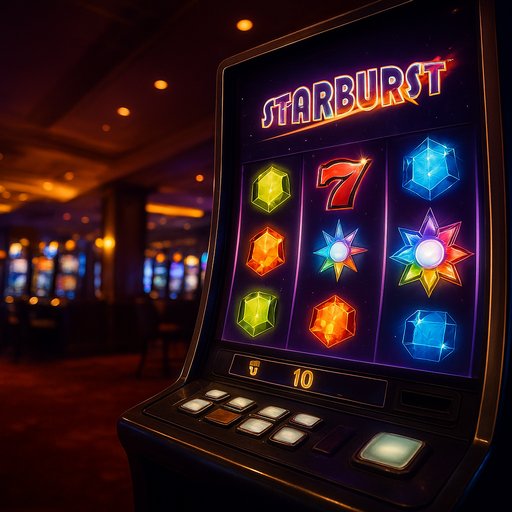 499BD NetEnt স্টুডিওতে Starburst গেমের দৃশ্য
